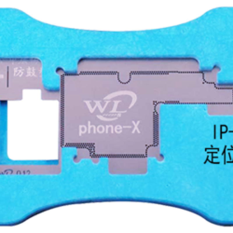 Wl iPhone X MIDDLE LAYER Stencil With Motherboard Holder