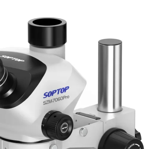 Soptop SZM-7060 Pro 7-60X 4K HD Continuous Zoom Trinocular Stereo Microscope with Big Base