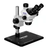 Soptop SZM-7060 Pro 7-60X 4K HD Continuous Zoom Trinocular Stereo Microscope with Big Base