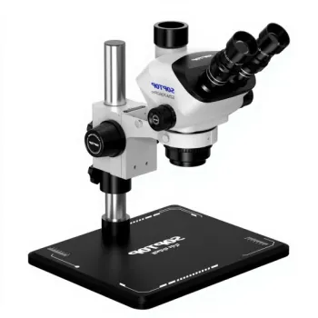 Soptop SZM-7060 Pro 7-60X 4K HD Continuous Zoom Trinocular Stereo Microscope with Big Base