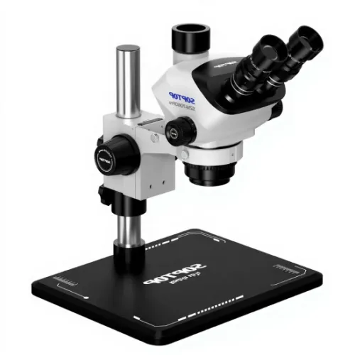 Soptop SZM-7060 Pro 7-60X 4K HD Continuous Zoom Trinocular Stereo Microscope with Big Base