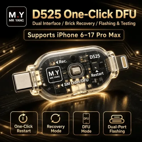 MR.YANG D525 One-Click DFU Recovery Tool for iPhone & Samsung Repair