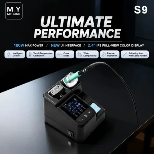 MY MR YANG S9 180W Soldering Station Intelligent Temp Control Fast Heating Precision Repair Tool Compatible C210 Tips