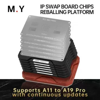 MR. YANG My-R24 A11 to A19 Pro Reballing Platform Kit For iPhone CPU reballing setup with the latest Reballing Platform