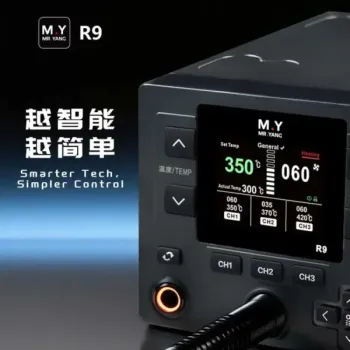 YCS Mr.Yang R9 Smart Rework Station Tool Combination LCD Display Precision Temp Control Quick Change Core for Phone Repair set