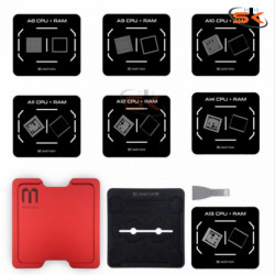 Martview RB -02 A14 CPU + RAM Reballing Stencil Tin Net Full Set For Emmc/emcp/ufs Bga Martview RB -02 A14 CPU + RAM Reballing Stencil Tin Net Full Set For Emmc/emcp/ufs Bga