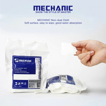 MECHANIC HK4090 ANTISTATIC SOFT MICROFIBER CLEANROOM WIPERS - 400 PCS