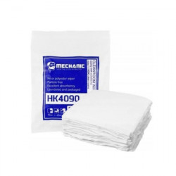 MECHANIC HK4090 ANTISTATIC SOFT MICROFIBER CLEANROOM WIPERS - 100 PCS MECHANIC HK4090 ANTISTATIC SOFT MICROFIBER CLEANROOM WIPERS - 100 PCS