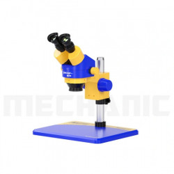 MECHANIC MC75S-B11 BINOCULAR STEREO MICROSCOPE WITH 7X 50X CONTINUOUS ZOOM - NEW UPDATED MECHANIC MC75S-B11 BINOCULAR STEREO MICROSCOPE WITH 7X 50X CONTINUOUS ZOOM - NEW UPDATED
