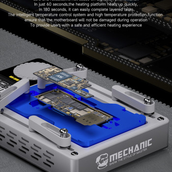 Mechanic Air Heat Constant Temperature Timing Station Desolate for iphone X-15 mobile phone promax layered repair