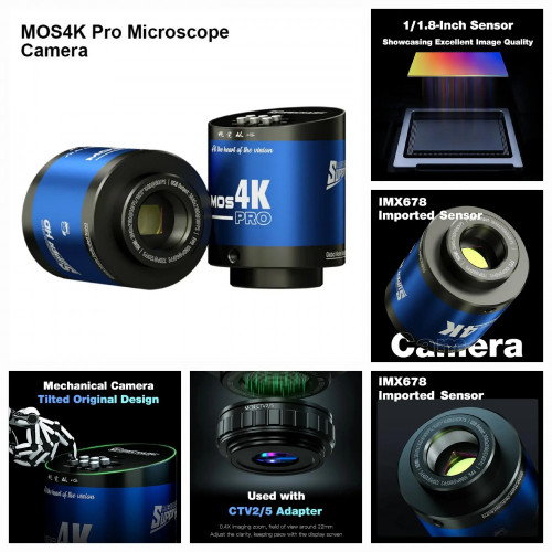 Mechanic MOS4K Pro IMX678 Sensor 55MP 4K Ultra HD Industry Microscope Camera