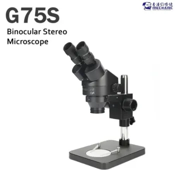 MICROSCOPE STEREO MECHANIC G75S-B1 BINOCULAR RED ORIGINAL