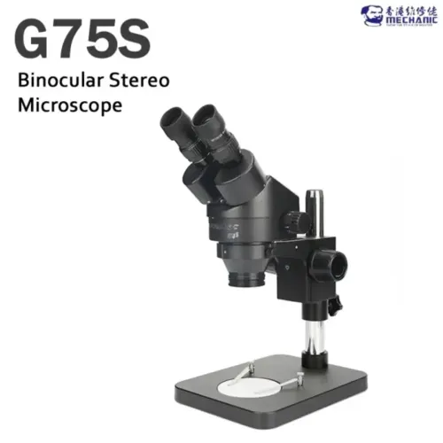MICROSCOPE STEREO MECHANIC G75S-B1 BINOCULAR RED ORIGINAL
