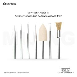 Mijing DM-12 Coaxial Polishing Pen with 7 Grinding Heads for IC Chip Grinding Mijing DM-12 Coaxial Polishing Pen with 7 Grinding Heads for IC Chip Grinding
