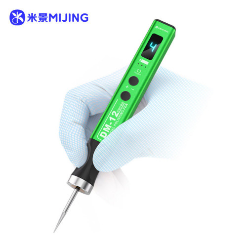Mijing DM-12 Coaxial Polishing Pen with 7 Grinding Heads for IC Chip Grinding