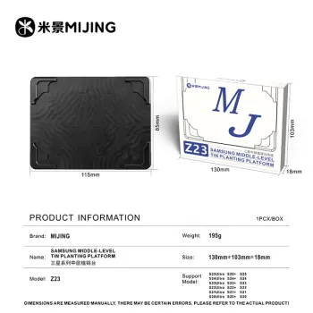 Mijing Z23 Middle-Level Tin-Planting BGA Reballing Platform Set for Samsung Galaxy S20 to S25 Series