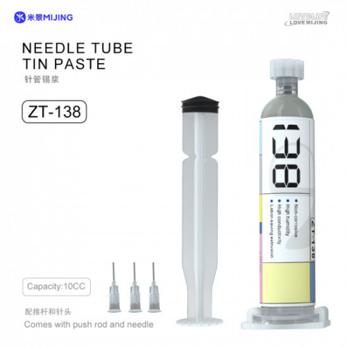 MIJING NEEDLE TUBE TIN PASTE PPD 138 / 150 / 183 / /199 / 217 ℃