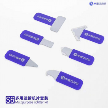 MIjing S6 Multipurpose splitter kit Metal Pry Blade Opener LCD Screen Teardown Cutter Disassemble Repair Tool for iPhone Opening