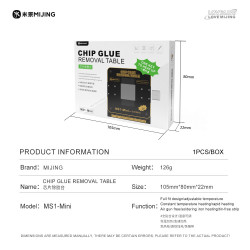 MIJING MS1-MINI Chip Glue Removal Table Heating Platform MIJING MS1-MINI Chip Glue Removal Table Heating Platform