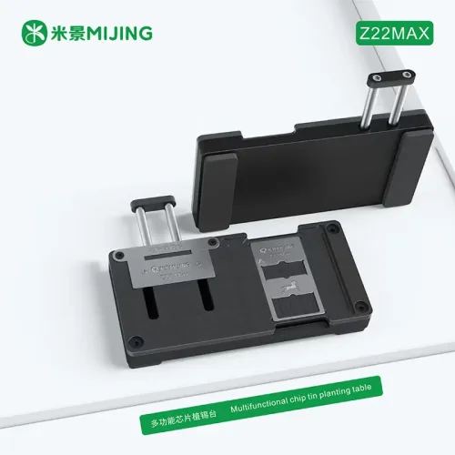 Mijing Z22 MAX CPU Chip Tin Planting BGA Reballing Stencil Platform for iPhone 11-17PM / Android