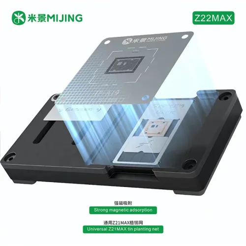 Mijing Z22 MAX CPU Chip Tin Planting BGA Reballing Stencil Platform for iPhone 11-17PM / Android