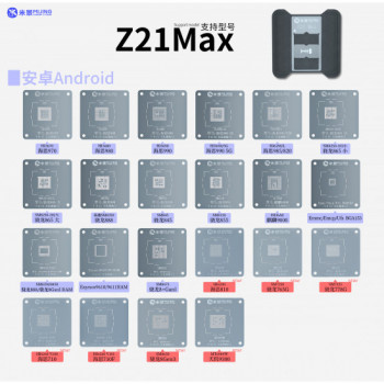 MiJing Z21 Max CPU IC Chip Reballing Stencil Station For Only Android