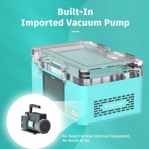 NASAN NA-SUPA LITE PRO 2in1 Laminator With Built-in Pump LCD Screen Repair OCA Glass Airbag Laminating Machine Plus Na-B2 Plus Pro Complete Set