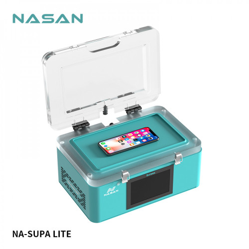 Nasan NA-Supa Lite Mini Air Bag Type LCD Laminating Machine for LCD Flat / Curved Screen Repair Plus Na-B2 Plus Pro Complete Set