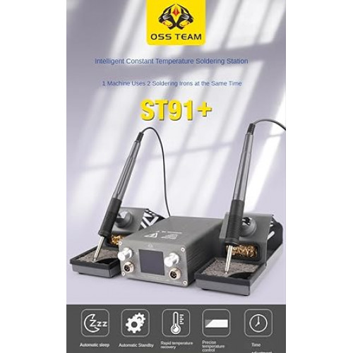 OSS TEAM ST91+ Soldering Station 2 handles