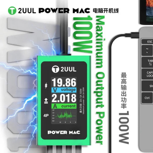 2uul PW08 Power Mac Digital Power Switch Cable for Laptop Computer Repair