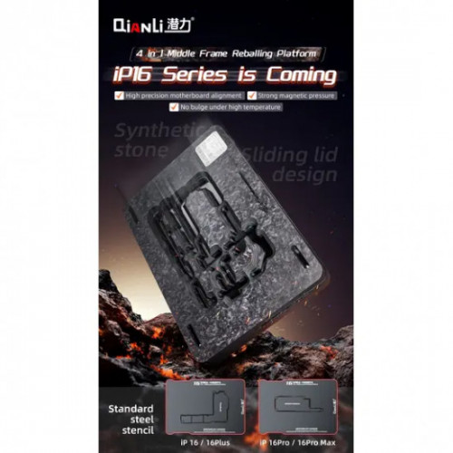 QianLi Middle Frame Reballing Platform For iPhone 16 Series