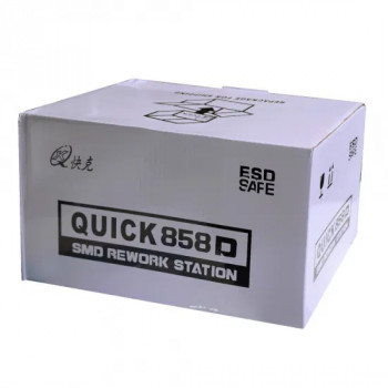 QUICK 858D SMD DIGITAL REWORK STATION WITH CERAMIC HEATER QUICK 858D SMD DIGITAL REWORK STATION WITH CERAMIC HEATER