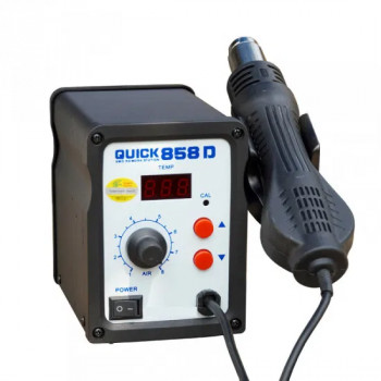 QUICK 858D SMD DIGITAL REWORK STATION WITH CERAMIC HEATER QUICK 858D SMD DIGITAL REWORK STATION WITH CERAMIC HEATER