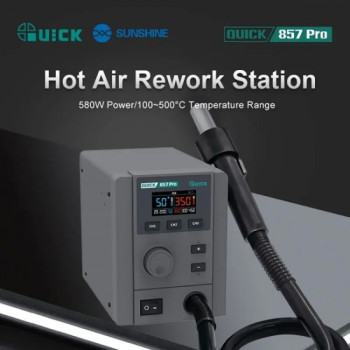 QUICK 857 Pro Digital display hot air rework station