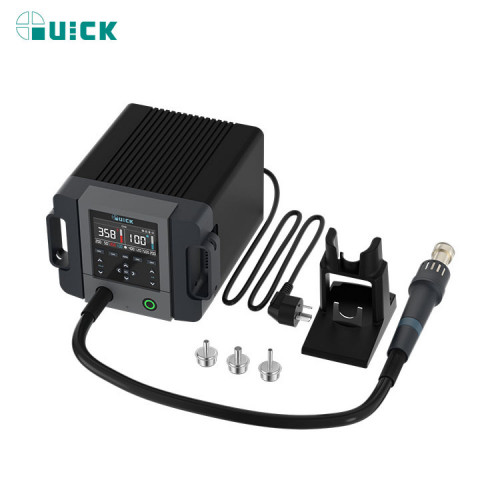 QUICK 861 Pro Smart Hot Air Desoldering Station BGA SMD Rework Station Voice Control Smart PID Heat Gun Desoldering Repair Tool