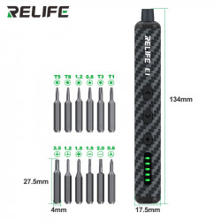 RELIFE E1 Carbon fiber electric screwdriver set RELIFE E1 Carbon fiber electric screwdriver set