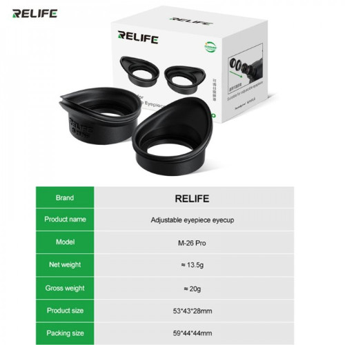 RELIFE M-26 Pro Eyecups for adjustable eyepieces