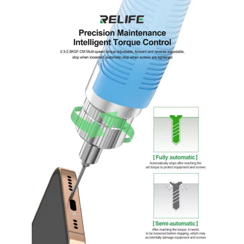 Relife E2 Multi-speed Adjustable Torque Electric Screwdriver Set