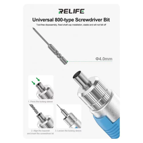 Relife E2 Multi-speed Adjustable Torque Electric Screwdriver Set