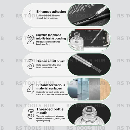 RELIFE G-22 18ml Double Sided Adhesive Primer with Brush For Mobile Repair