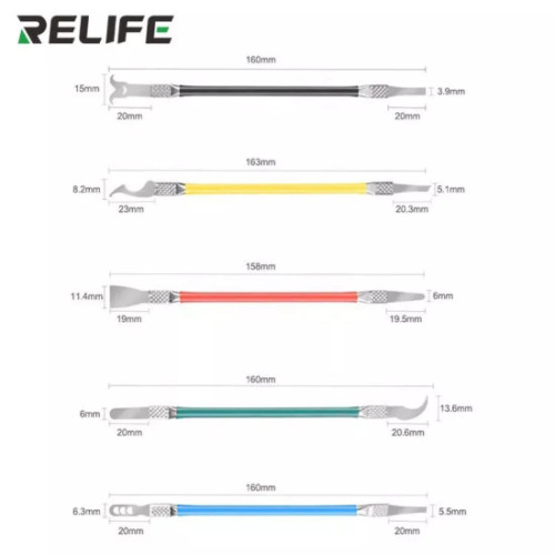 Relife RL-049B Frame Separation Disassembly Prying CPU Glue Removal Crowbar Set