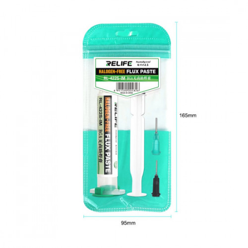 RELIFE RL-422S-IM BGA PCB No-Clean Solder Paste Welding Advanced Oil Flux Grease 10cc Soldering Repair Paste