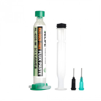 RELIFE RL-422S-IM BGA PCB No-Clean Solder Paste Welding Advanced Oil Flux Grease 10cc Soldering Repair Paste