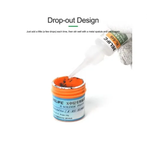 Relife RL-548 Universal Solder Paste Thinner Liquid (10 ML) - For Dry PPD Paste