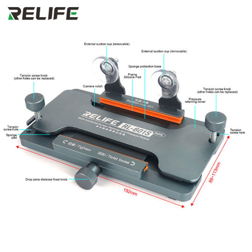 RELIFE RL-601S Mini Multi-function dismantling screen and pressure holding fixture