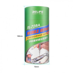 Relife RL-728A Strong Magnetic Adsorption S2 Bits Screwdriver Relife RL-728A Strong Magnetic Adsorption S2 Bits Screwdriver