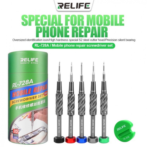 Relife RL-728A Strong Magnetic Adsorption S2 Bits Screwdriver