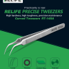 RELIFE RT-14SA ANTI-STATIC PRECISION STAINLESS STEEL TWEEZER