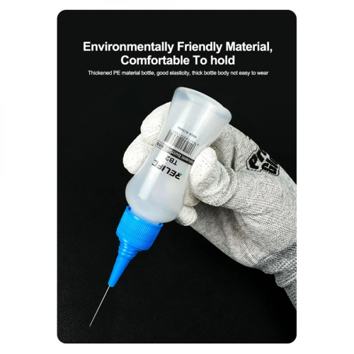 Relife TB2 Plastic Liquid Needle-Tube Solvent Bottle with Needles