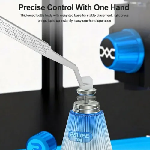 Relife TB3 150mL Weighted Anti-Tip Base Copper Core Pump Triple Leak-Proof Design Solvent Bottle